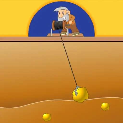 Play as a miner and dig the valuable gold under the ground! Gold Miner